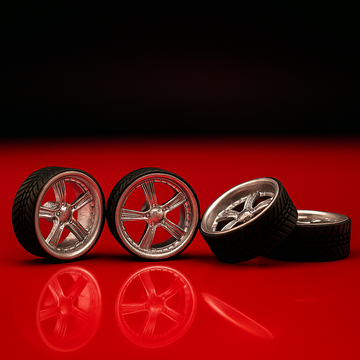 14mm Chrome “DONK” Style Lenso Rep. Wheels
