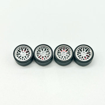 11mm Chrome BBS Mach Lip Bearing Wheels - Spinners