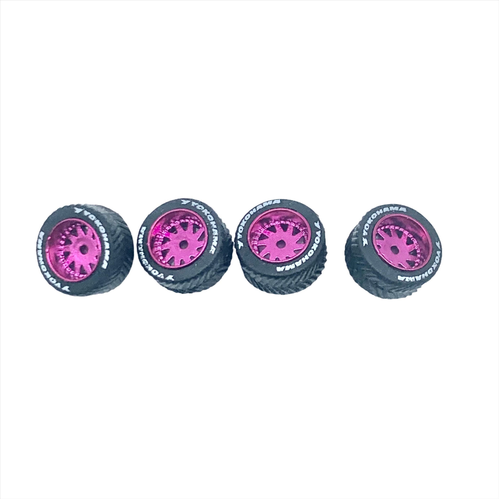 Model M- Violet Metallic “Swirly” Style Lettered Wheels