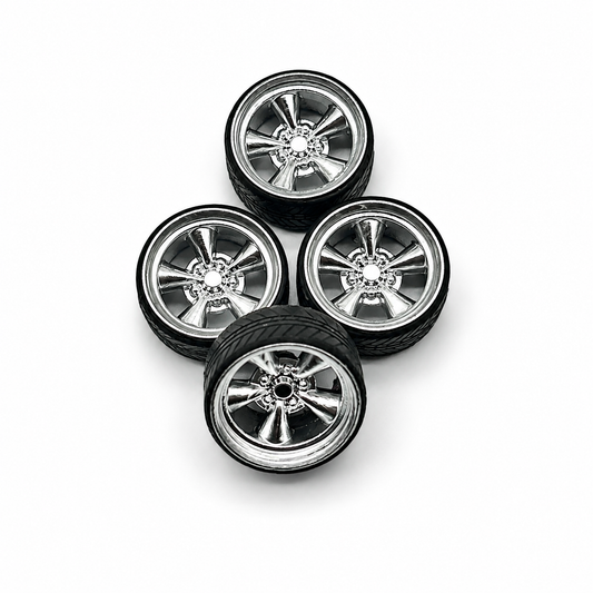 18mm Chrome Cragar Specialty Wheels for Hot Wheels XL