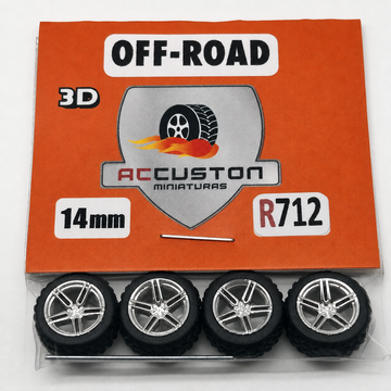 R712- 14mm Chrome Off-Road “Split 10” Specialty Wheels