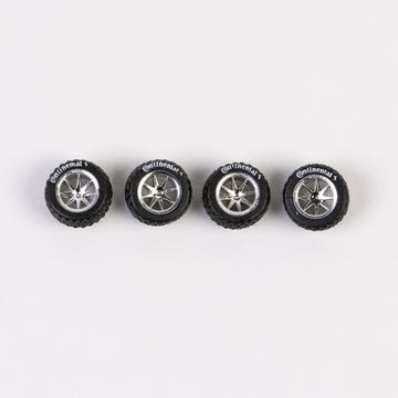#713 Chrome 8 Spokes "Off-Road" Truck Wheels