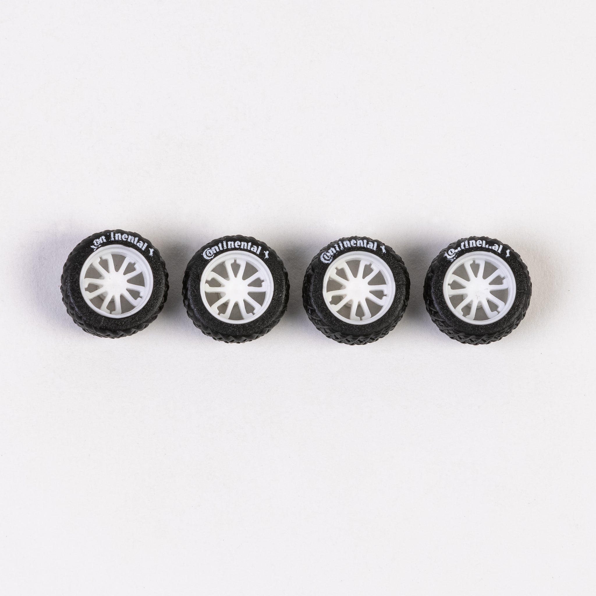 #716 White 10 Spokes Deep Dish Off-Road Truck Wheels