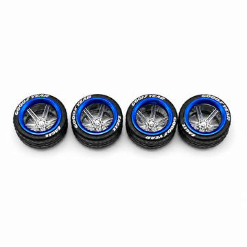 10mm Blue Alloy Hub IROC Specialty Wheels