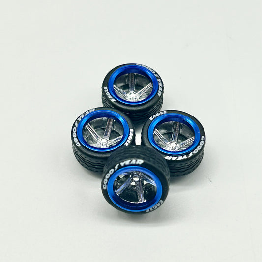 10mm Blue Alloy Hub IROC Specialty Wheels