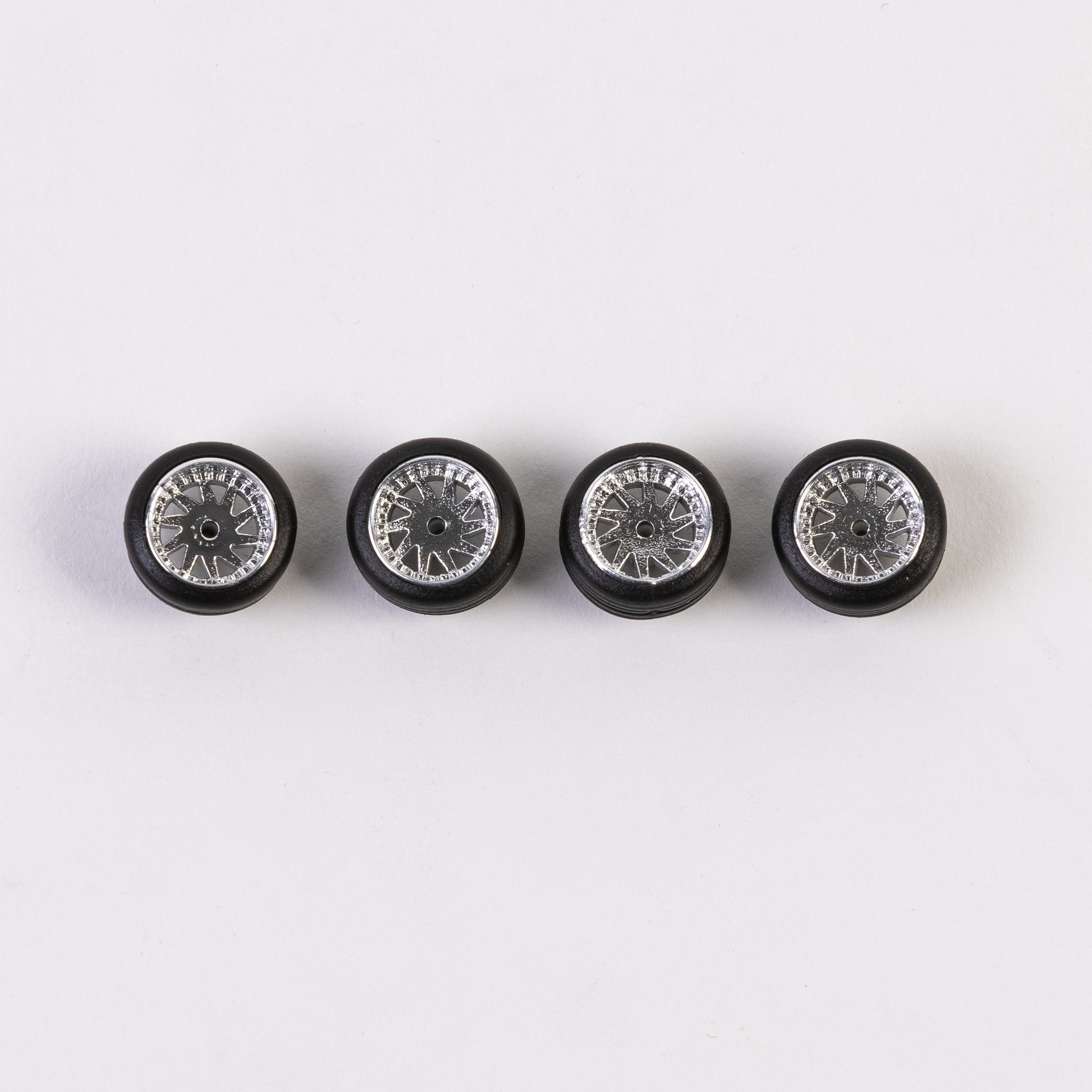 #816 Chrome "Rucci" Style Low Profile Wheels