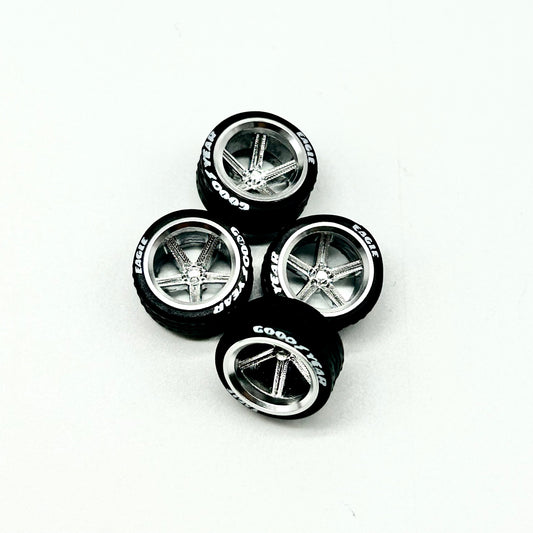 10mm Silver Alloy Hub IROC Specialty Wheels