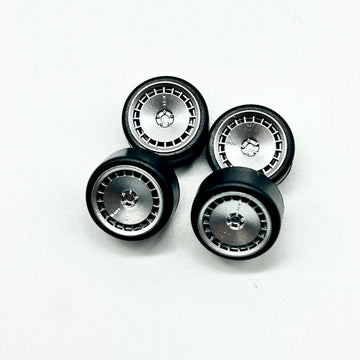 11mm Silver AERO Alloy Bearing Wheels (Spinner)