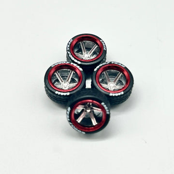 10mm Red Alloy Hub IROC Specialty Wheels