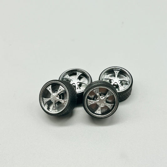 12mm Chrome Dub Spinner Specialty Wheels (Please read description)