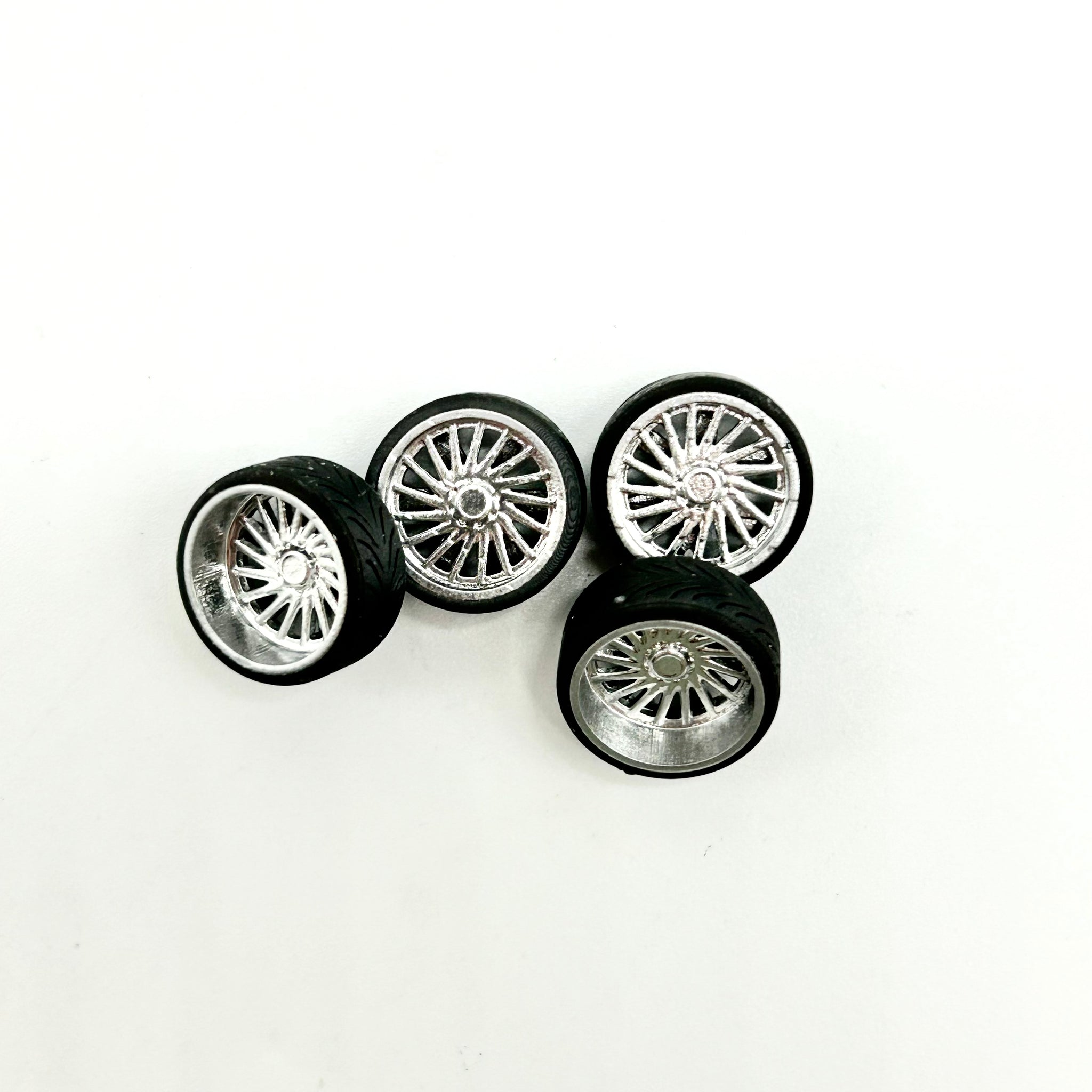 NEW- 12.5mm Chrome Staggered Forgiato Ventoso Specialty Wheels