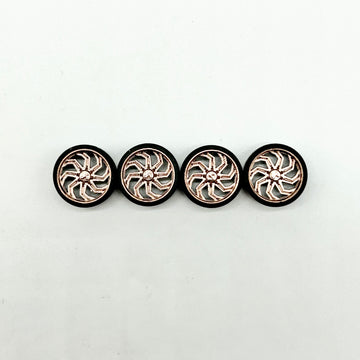 12.5mm Rose Gold Arkon Forged “Miami” Specialty Wheels