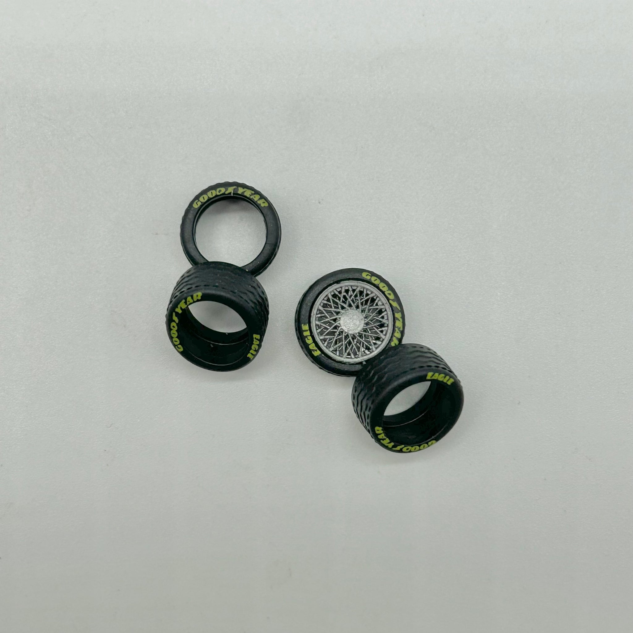 Goodyear/Eagle Yellow Lettering Rubber Tires
