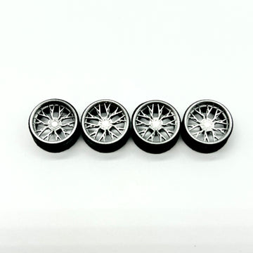 12mm Chrome “Snowflake” Specialty Wheels