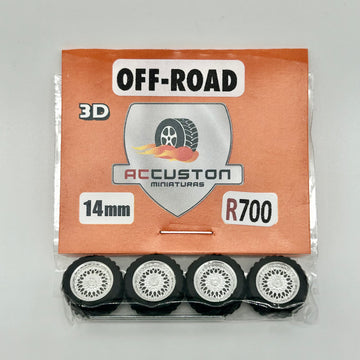 Limited Qty- R700 14mm Chrome BBS Style Off-road Specialty Wheels
