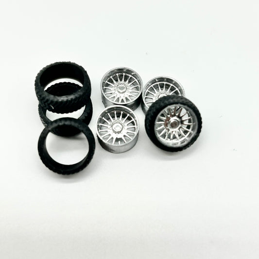 14.5mm Chrome Fuel Cypher Rep Off-road Wheels