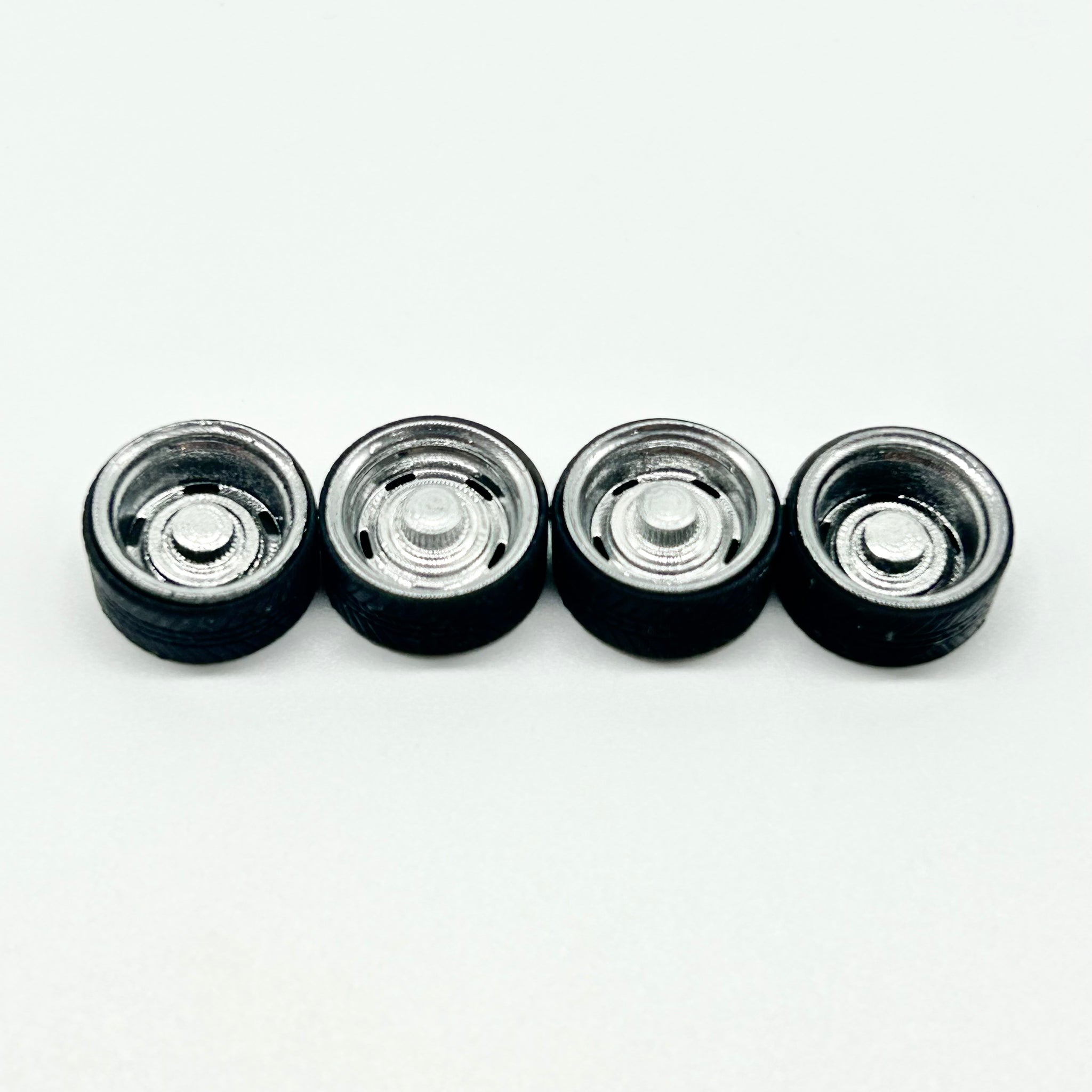 12mm Chrome Staggered Rally Specialty Wheels