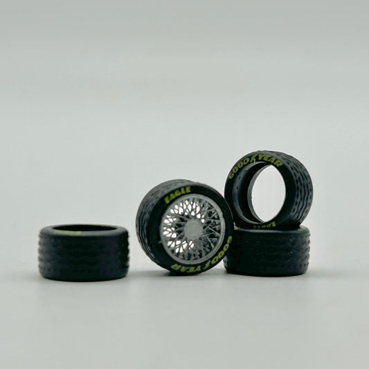 Goodyear/Eagle Yellow Lettering Rubber Tires