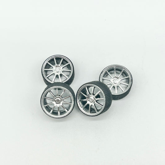 Chrome 12mm Ten Spokes Forged Specialty Wheels