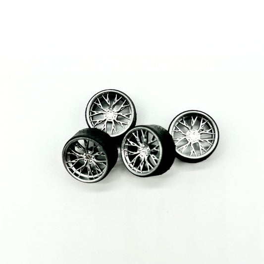 12mm Chrome “Snowflake” Specialty Wheels