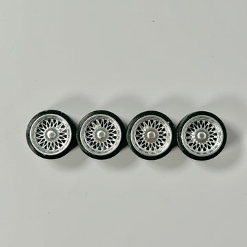 NEW- 12mm Chrome BBS “Savage” Style Specialty Wheels