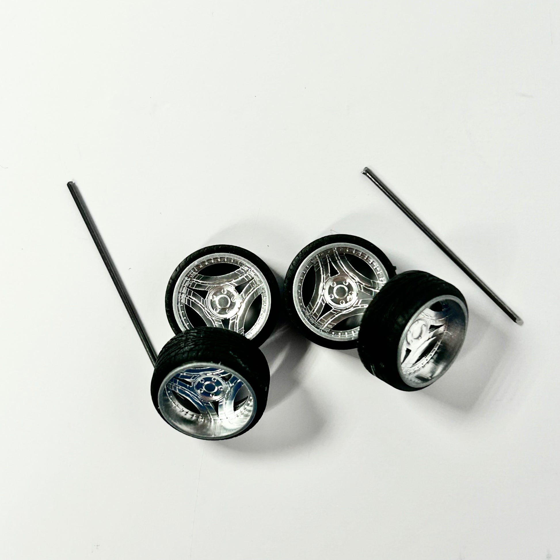 NEW- Chrome “Tri Spoke” Advan Style Specialty Wheels