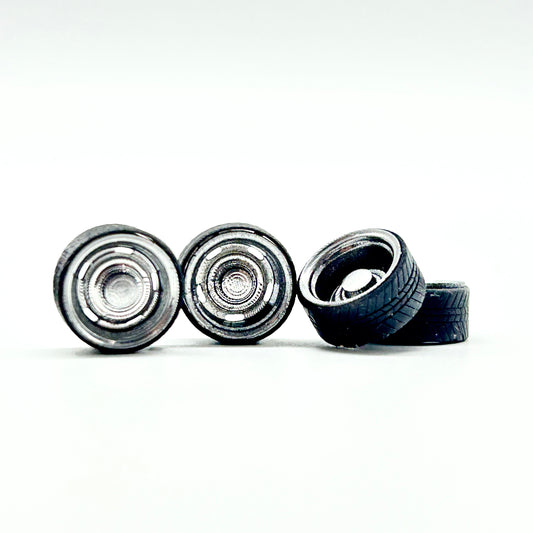 12mm Chrome Staggered Rally Specialty Wheels