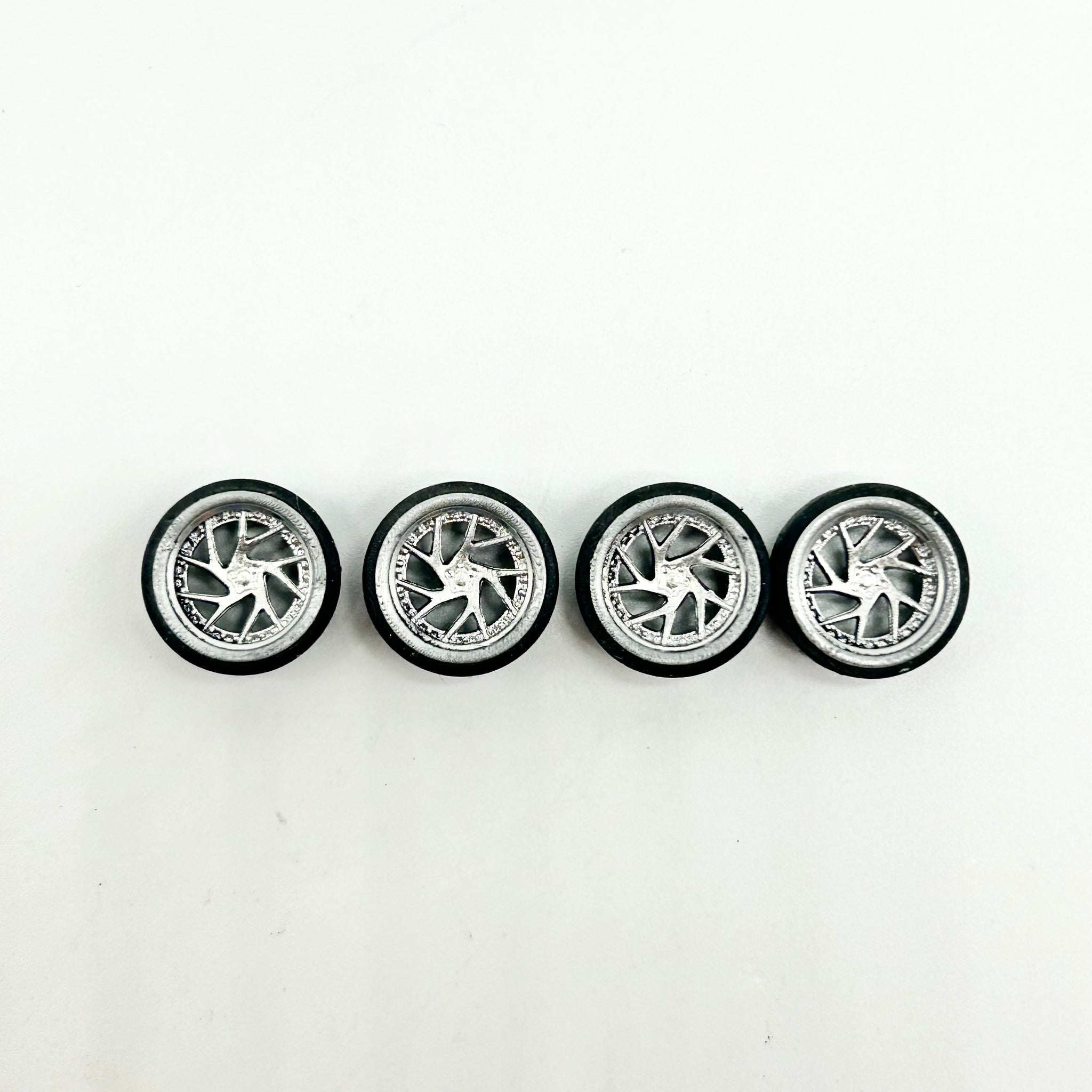 12mm Chrome Rucci Forged “Mega” Staggered Wheels