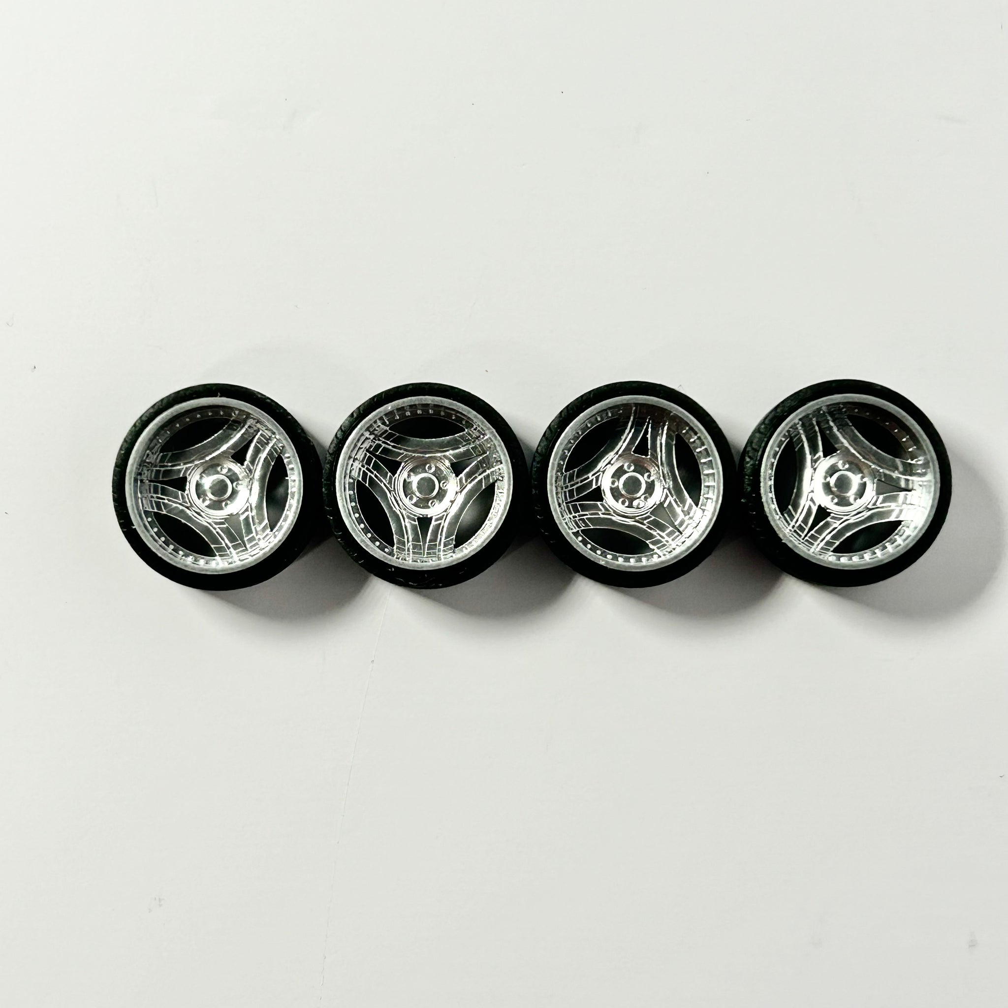 NEW- Chrome “Tri Spoke” Advan Style Specialty Wheels