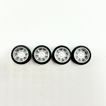 15mm Chrome KG1 Forged Aristo Truck Wheels With RT Tires.