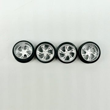 Silver Corleone Forged DONNO Staggered Specialty Wheels