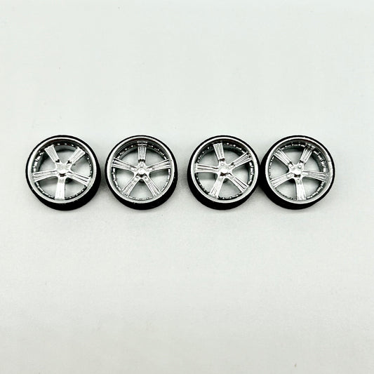 14mm Chrome “DONK” Style Lenso Rep. Wheels