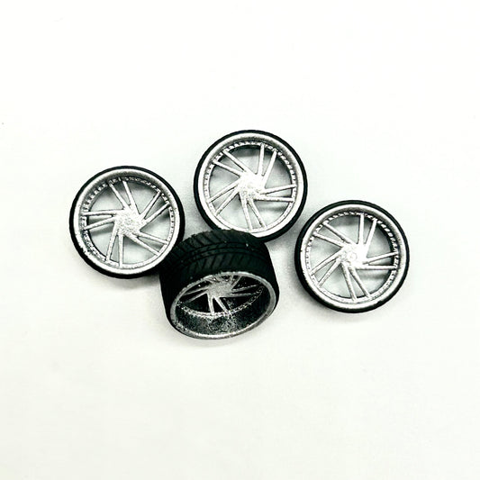 12mm Staggered Chrome Amani Forged “Vice” Replica Wheels