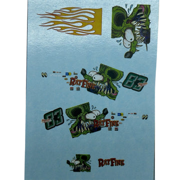 Limited Qty- Rat Fink 83 Silverado White Toner Decal